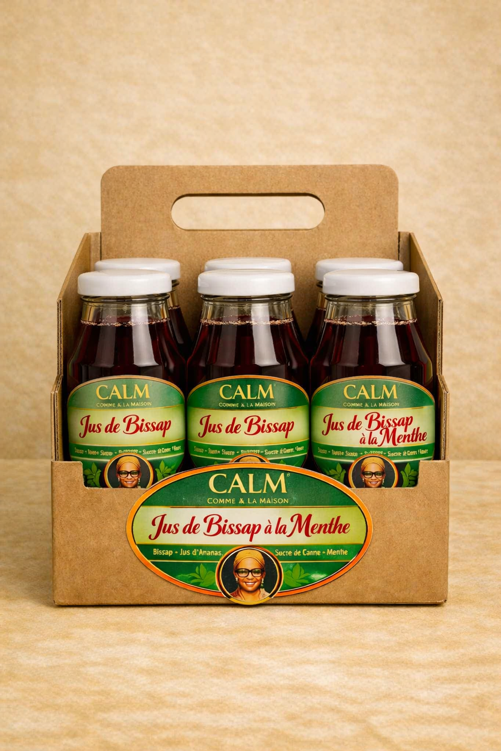 Pack 6 Jus de Bissap à la Menthe CALM