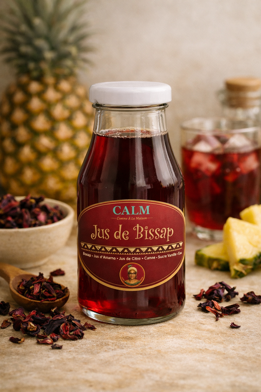 Jus de Bissap artisanal CALM – 50cl