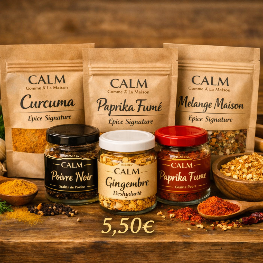 Gamme d'épices signature CALM