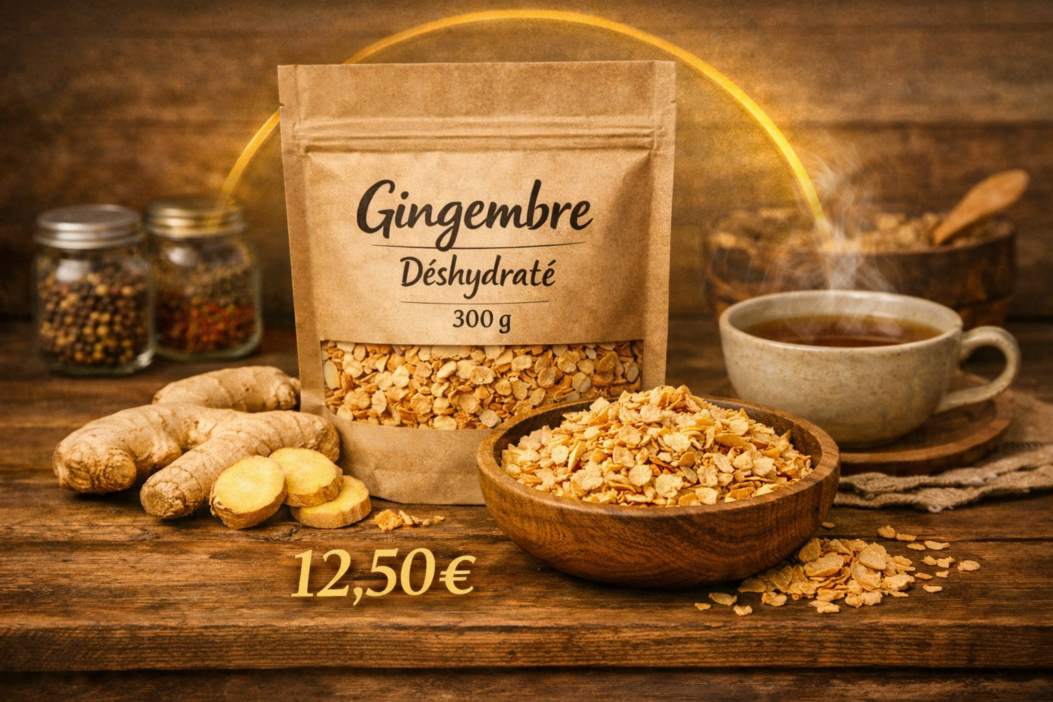 Gingembre déshydraté CALM – Format 300g