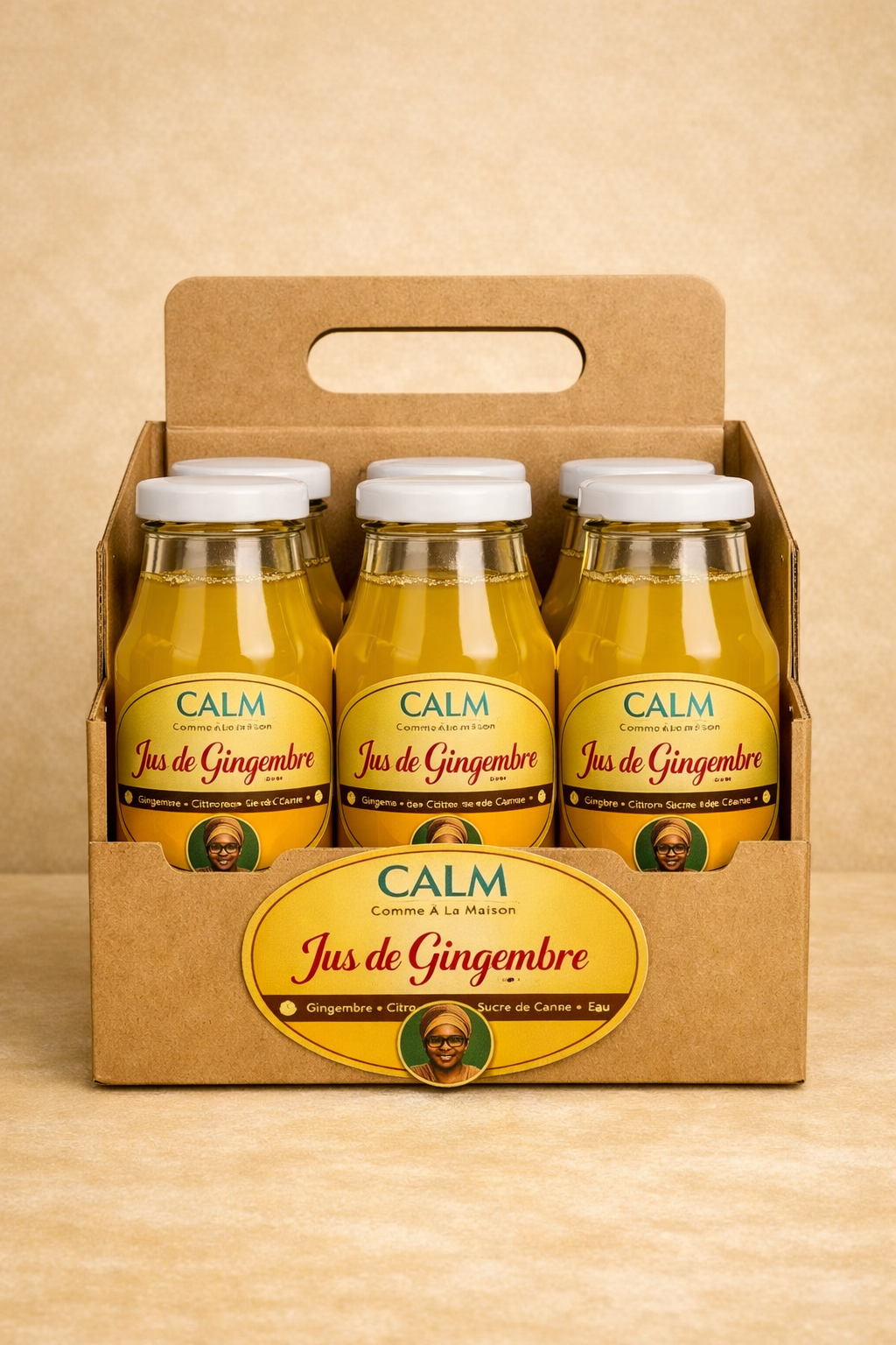 Pack 6 Jus de Gingembre CALM